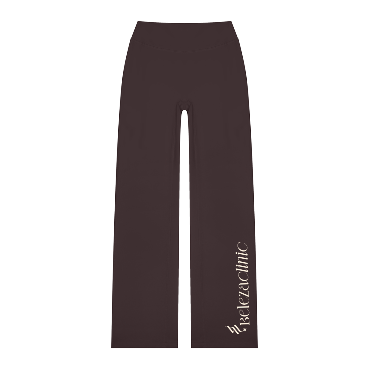 Beleza Essentials Brown Yoga Pants